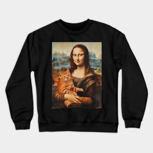 Mona loves cat Crewneck Sweatshirt